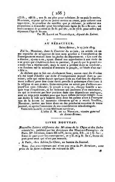 L'ami de la religion et du roi journal ecclesiastique, politique et litteraire