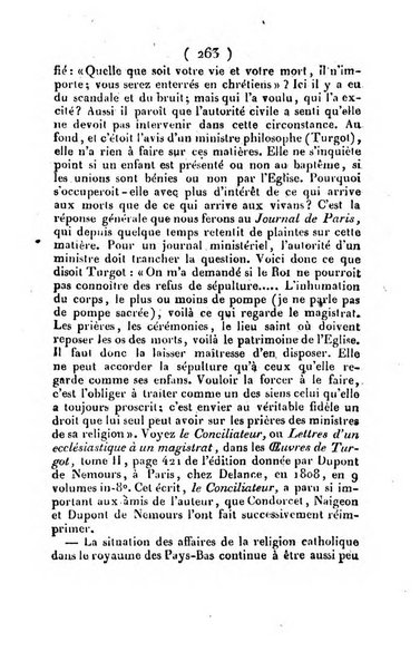 L'ami de la religion et du roi journal ecclesiastique, politique et litteraire