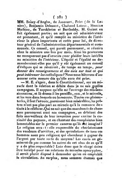 L'ami de la religion et du roi journal ecclesiastique, politique et litteraire