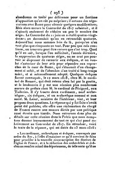 L'ami de la religion et du roi journal ecclesiastique, politique et litteraire