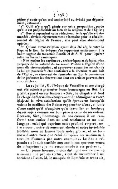 L'ami de la religion et du roi journal ecclesiastique, politique et litteraire