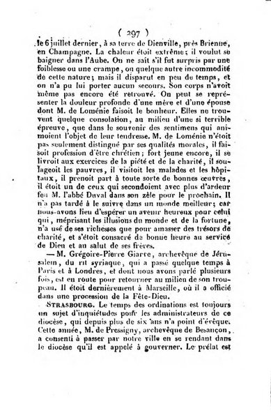 L'ami de la religion et du roi journal ecclesiastique, politique et litteraire