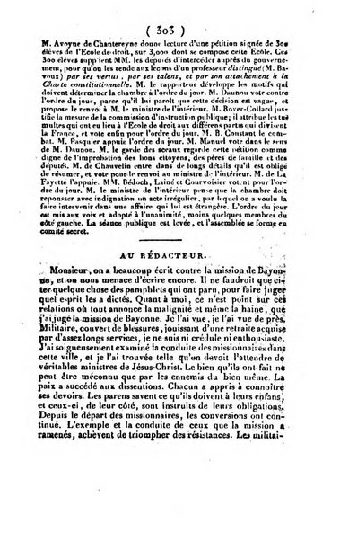 L'ami de la religion et du roi journal ecclesiastique, politique et litteraire