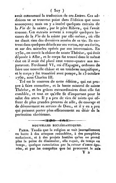 L'ami de la religion et du roi journal ecclesiastique, politique et litteraire