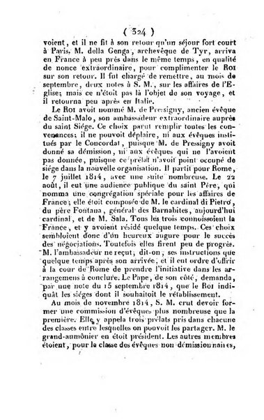 L'ami de la religion et du roi journal ecclesiastique, politique et litteraire