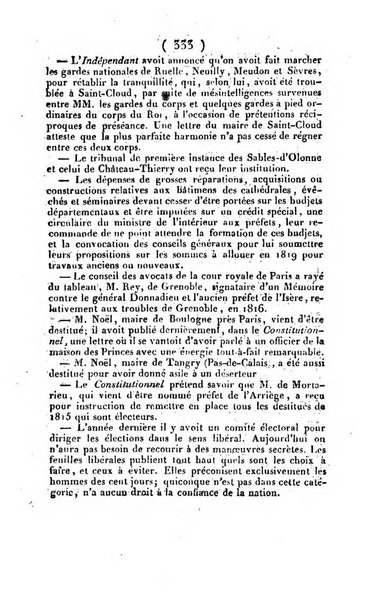 L'ami de la religion et du roi journal ecclesiastique, politique et litteraire