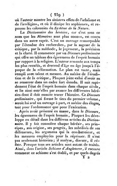 L'ami de la religion et du roi journal ecclesiastique, politique et litteraire