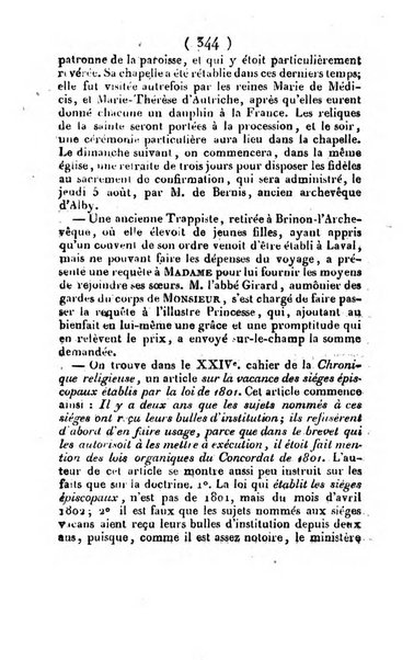 L'ami de la religion et du roi journal ecclesiastique, politique et litteraire