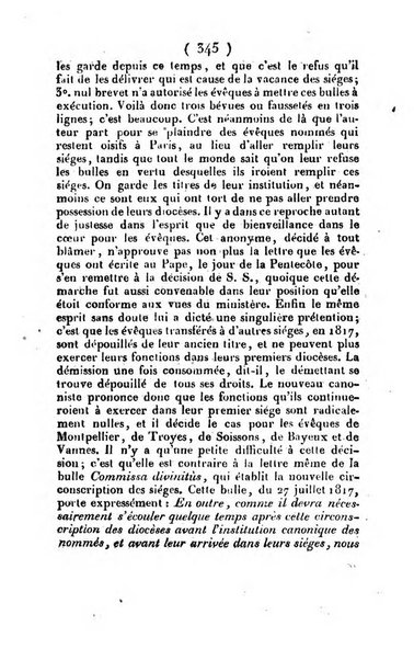 L'ami de la religion et du roi journal ecclesiastique, politique et litteraire