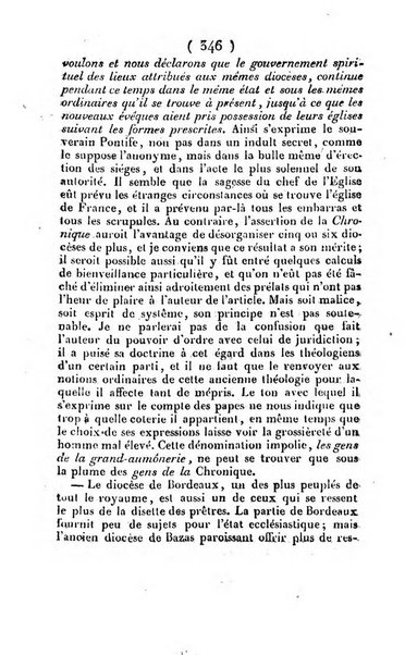 L'ami de la religion et du roi journal ecclesiastique, politique et litteraire