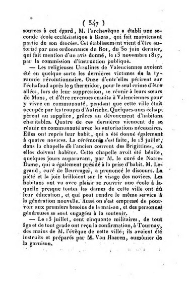 L'ami de la religion et du roi journal ecclesiastique, politique et litteraire