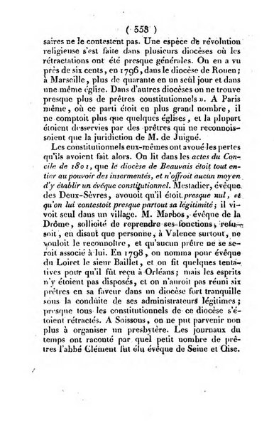 L'ami de la religion et du roi journal ecclesiastique, politique et litteraire