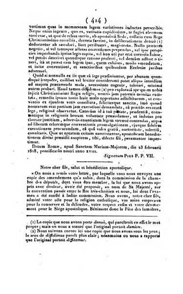 L'ami de la religion et du roi journal ecclesiastique, politique et litteraire