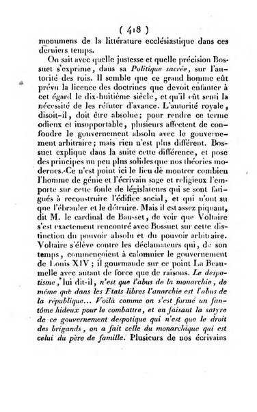 L'ami de la religion et du roi journal ecclesiastique, politique et litteraire