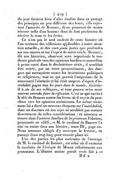 L'ami de la religion et du roi journal ecclesiastique, politique et litteraire