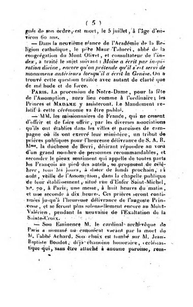 L'ami de la religion et du roi journal ecclesiastique, politique et litteraire