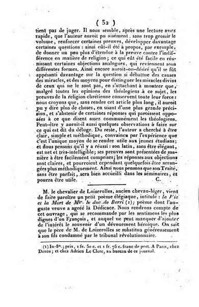 L'ami de la religion et du roi journal ecclesiastique, politique et litteraire