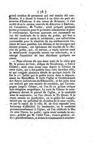 L'ami de la religion et du roi journal ecclesiastique, politique et litteraire