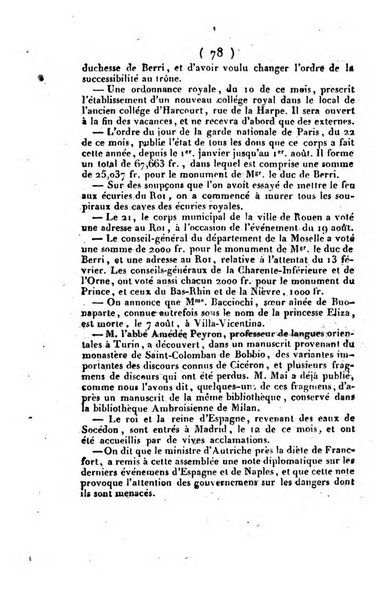 L'ami de la religion et du roi journal ecclesiastique, politique et litteraire