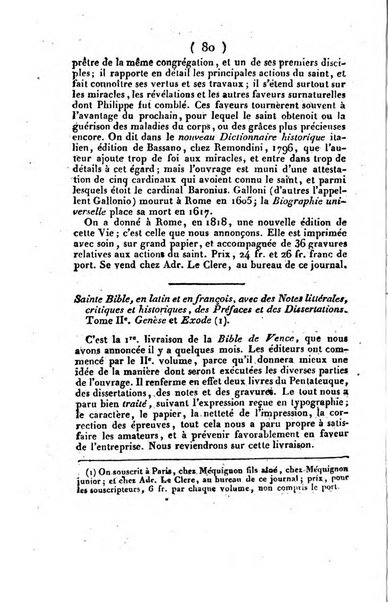 L'ami de la religion et du roi journal ecclesiastique, politique et litteraire