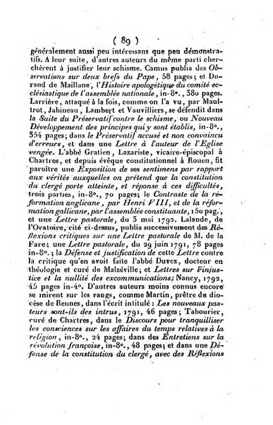 L'ami de la religion et du roi journal ecclesiastique, politique et litteraire