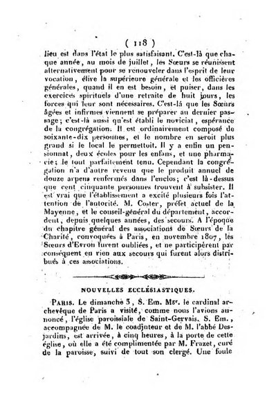 L'ami de la religion et du roi journal ecclesiastique, politique et litteraire