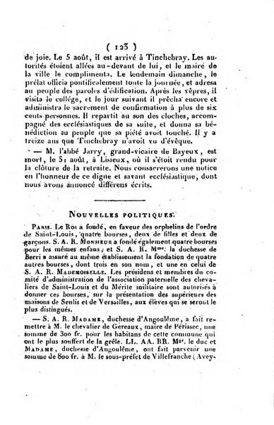 L'ami de la religion et du roi journal ecclesiastique, politique et litteraire