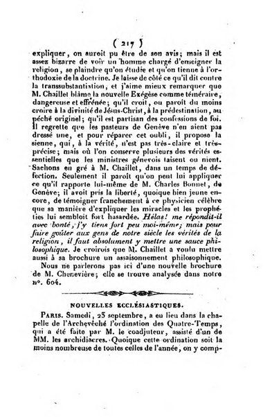 L'ami de la religion et du roi journal ecclesiastique, politique et litteraire