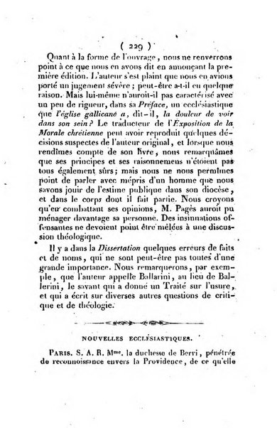 L'ami de la religion et du roi journal ecclesiastique, politique et litteraire