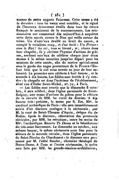 L'ami de la religion et du roi journal ecclesiastique, politique et litteraire