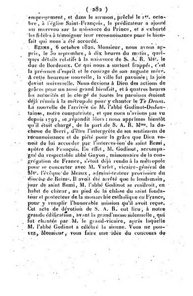 L'ami de la religion et du roi journal ecclesiastique, politique et litteraire