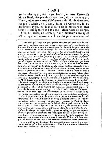 L'ami de la religion et du roi journal ecclesiastique, politique et litteraire