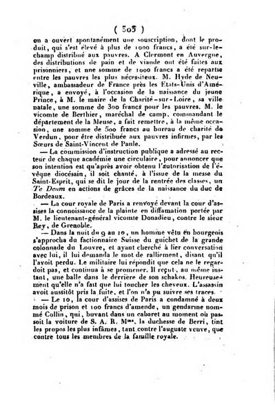 L'ami de la religion et du roi journal ecclesiastique, politique et litteraire