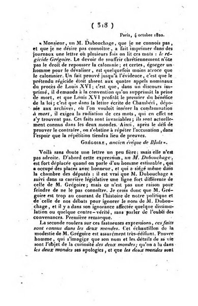 L'ami de la religion et du roi journal ecclesiastique, politique et litteraire