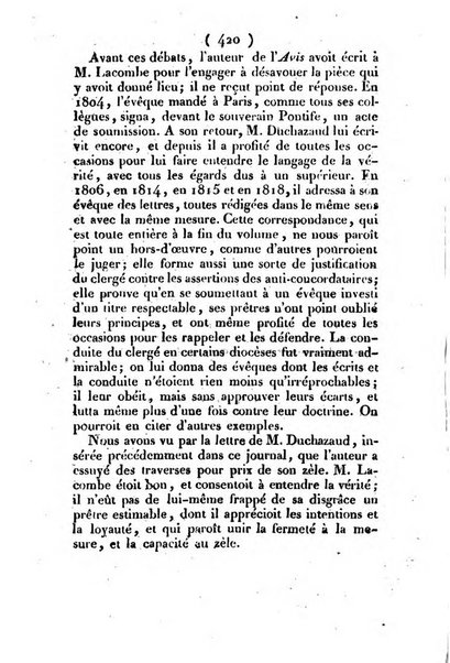 L'ami de la religion et du roi journal ecclesiastique, politique et litteraire