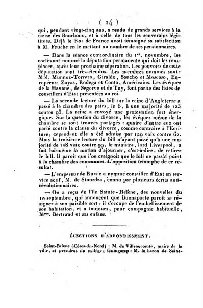 L'ami de la religion et du roi journal ecclesiastique, politique et litteraire