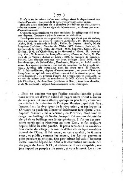 L'ami de la religion et du roi journal ecclesiastique, politique et litteraire