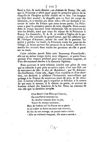 L'ami de la religion et du roi journal ecclesiastique, politique et litteraire