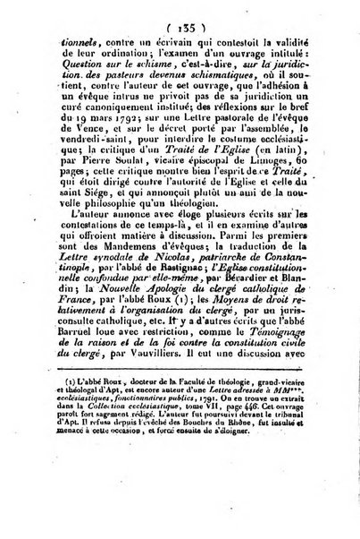 L'ami de la religion et du roi journal ecclesiastique, politique et litteraire