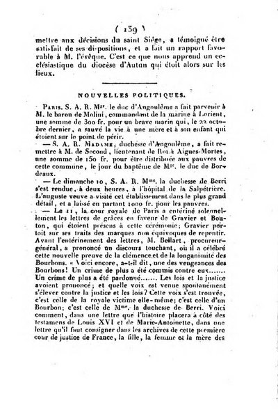 L'ami de la religion et du roi journal ecclesiastique, politique et litteraire