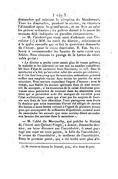 L'ami de la religion et du roi journal ecclesiastique, politique et litteraire