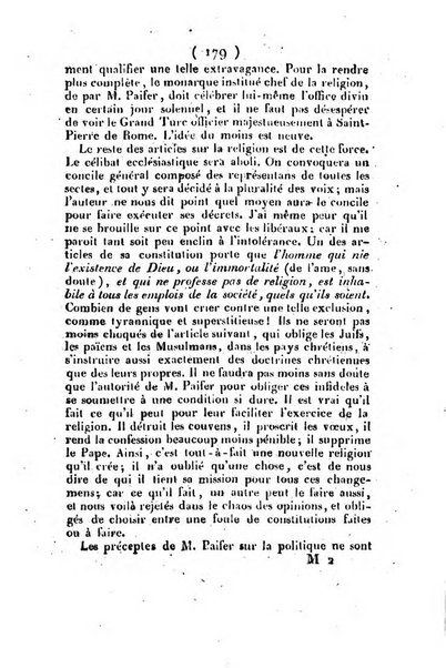 L'ami de la religion et du roi journal ecclesiastique, politique et litteraire