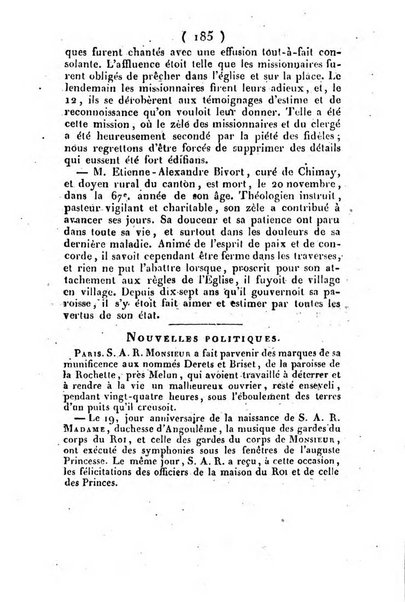 L'ami de la religion et du roi journal ecclesiastique, politique et litteraire