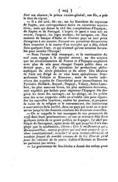 L'ami de la religion et du roi journal ecclesiastique, politique et litteraire