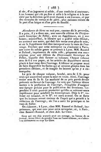 L'ami de la religion et du roi journal ecclesiastique, politique et litteraire