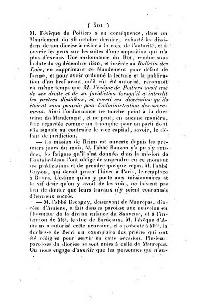 L'ami de la religion et du roi journal ecclesiastique, politique et litteraire