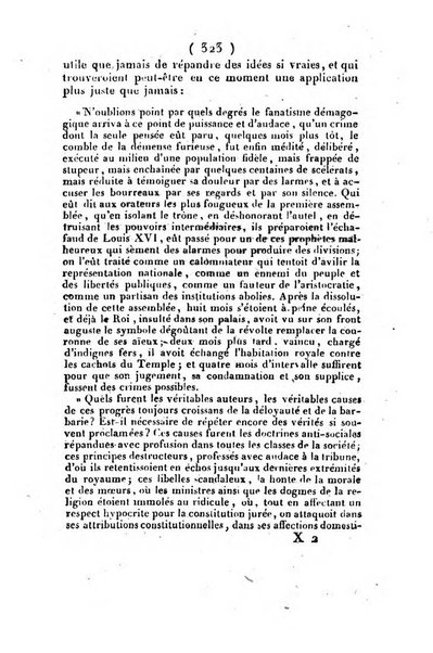 L'ami de la religion et du roi journal ecclesiastique, politique et litteraire