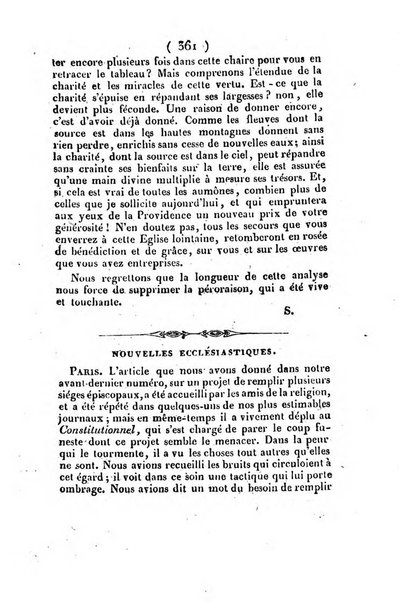 L'ami de la religion et du roi journal ecclesiastique, politique et litteraire