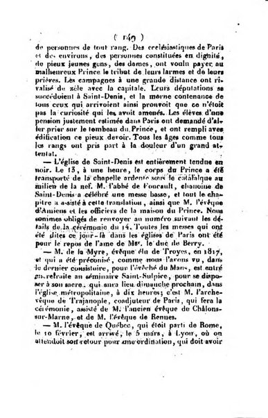 L'ami de la religion et du roi journal ecclesiastique, politique et litteraire