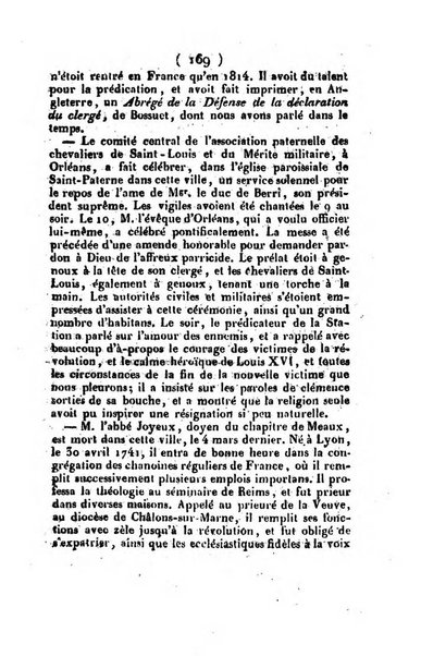 L'ami de la religion et du roi journal ecclesiastique, politique et litteraire